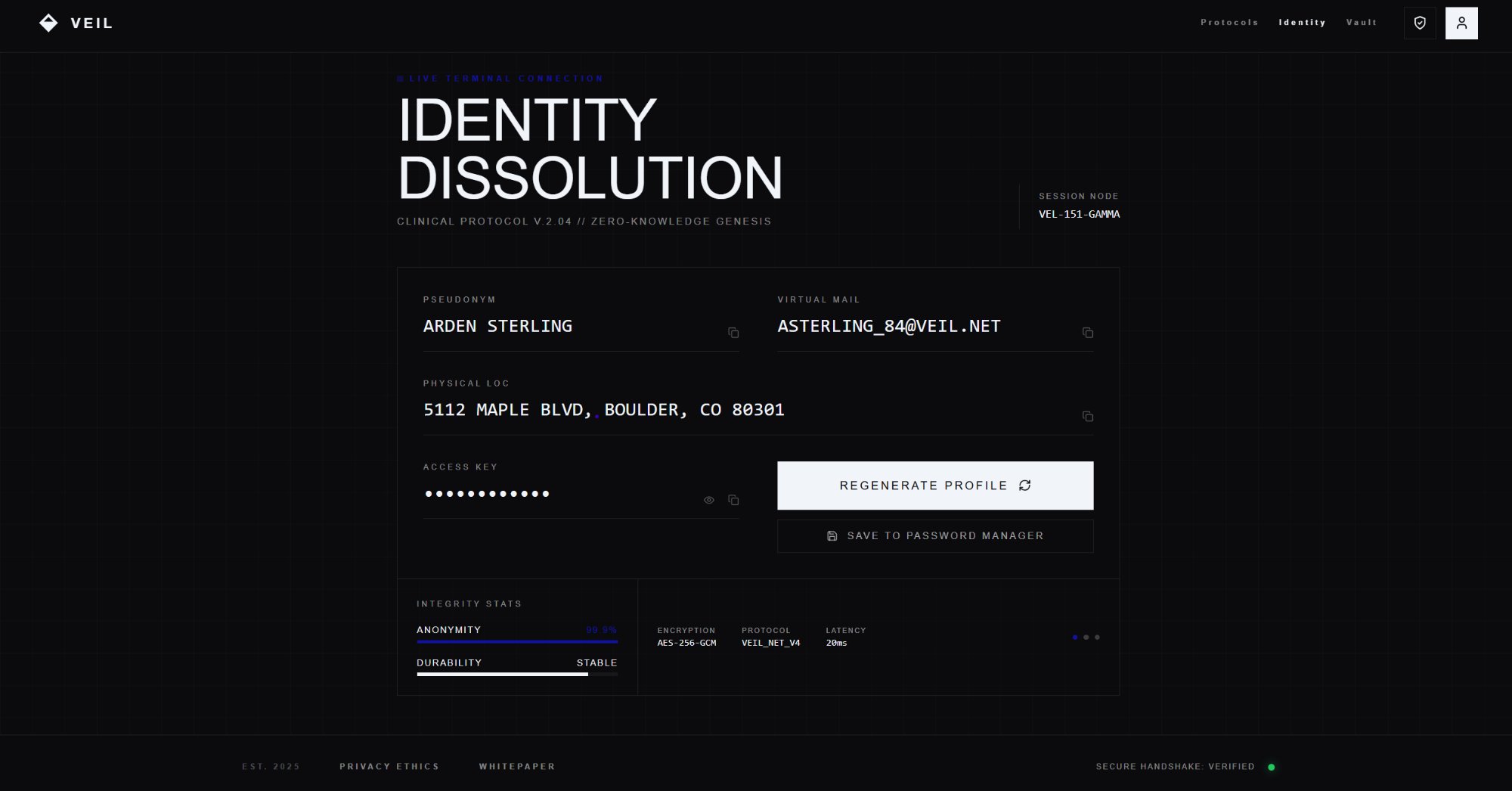 Veil — Anonymization App